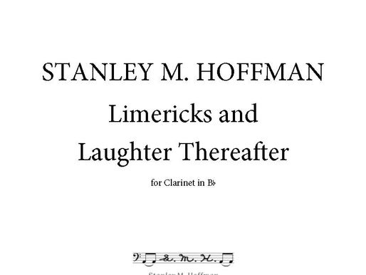 Instrumental Solo Composition of the Day, Installment 11: "Limericks and Laughter Thereafter" for Clarinet Solo (2011)