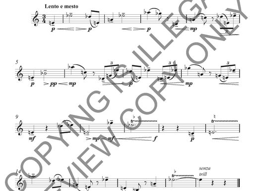 Instrumental Solo Composition of the Day, Installment 12: "Longing" for Clarinet Solo (1983)