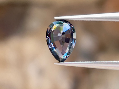天然石ダークパープルブルーミックススピネルルース 0.91ct