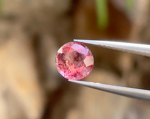 天然石オレンジがかったピンクトルマリン 1.20ct | スリランカ産の