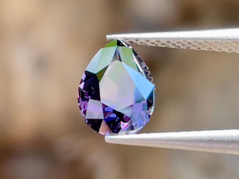 サムネイル： 天然パープルスピネル1.56カラットペアカット | 美しい宝石 Zakkano 岡崎愛知県日本通販オンラインショップ