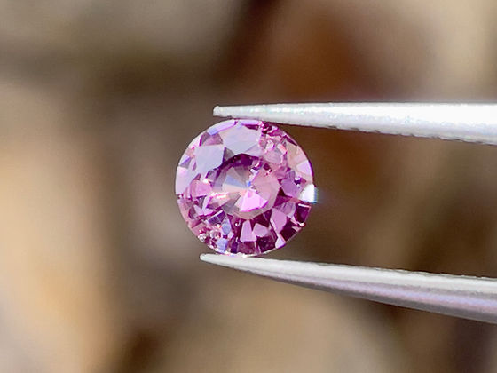 天然パープルサファイア1.072ct 天然サファイア0.55カラット パープルサファイア ピンクとオレンジの