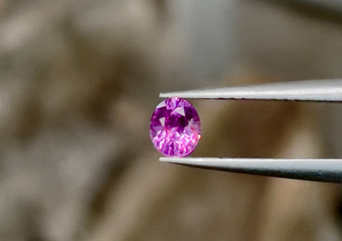 非加熱パープルピンクサファイア 0.35ct オーバル 天然宝石 Zakkkano