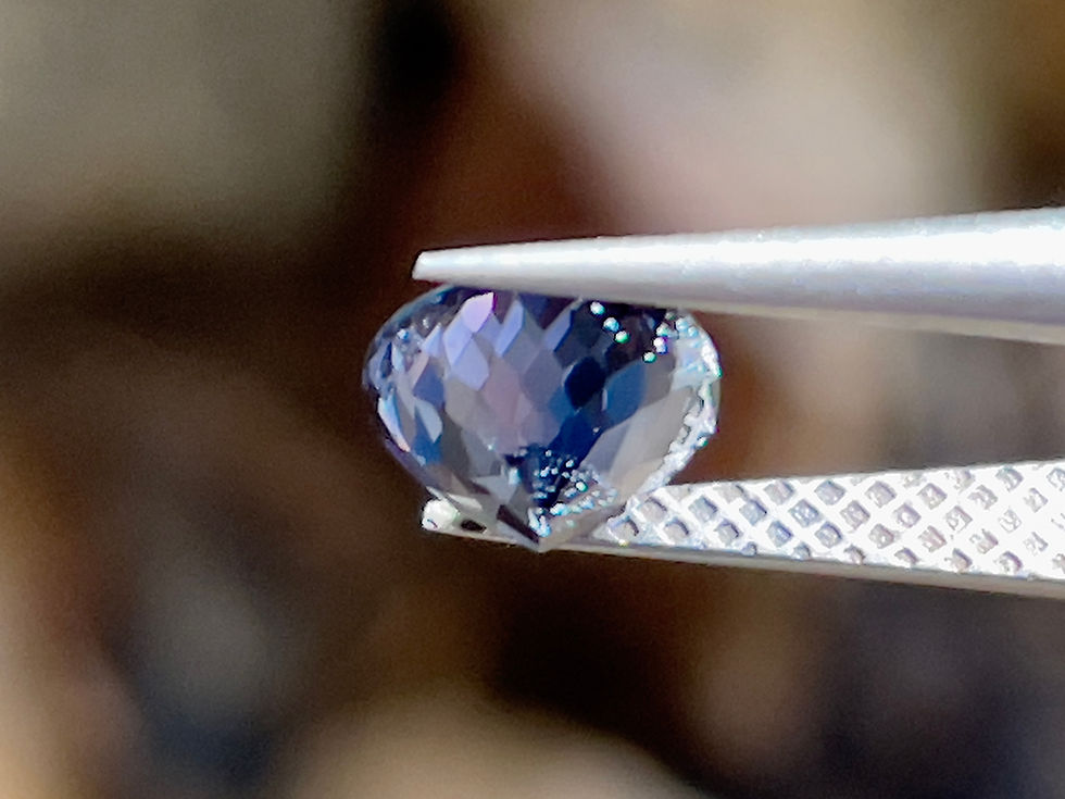 サムネイル： パープルスピネル1.10カラットオーバルカット | 美しい天然宝石 Zakkano