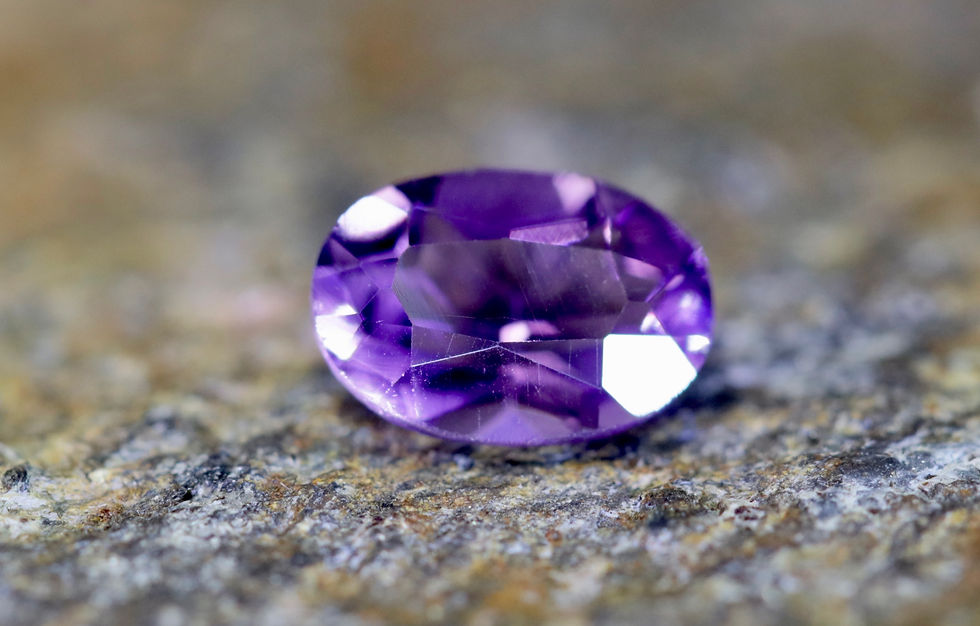 アメジスト オーバルカット 0.50ct | Zakkano | 岡崎愛知県日本