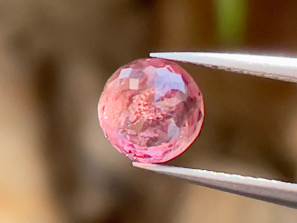 サムネイル： 天然石オレンジがかったピンクトルマリン 1.20ct | スリランカ産の美しい天然宝 Zakkano