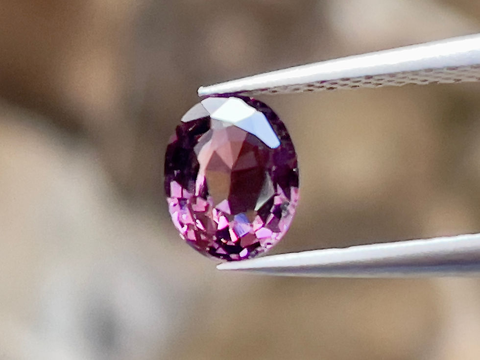 サムネイル： 天然石スピネルダークパープルスピネル 0.75ct｜天然石・スリランカ産｜指輪におすすめ Zakkano