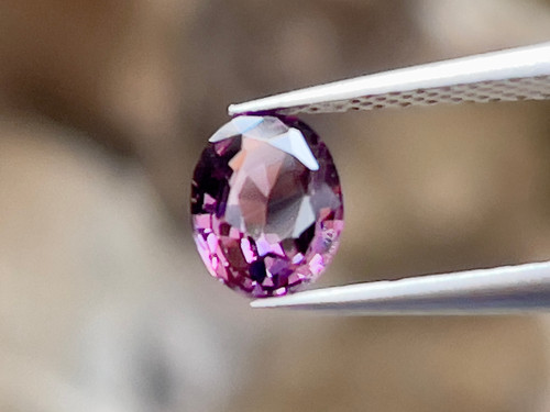 天然石　パープルスピネル　ラベンダースピネル　天然石リング　オーダー Lavender Spinel ラベンダースピネルルース (NO.47336) – JEX