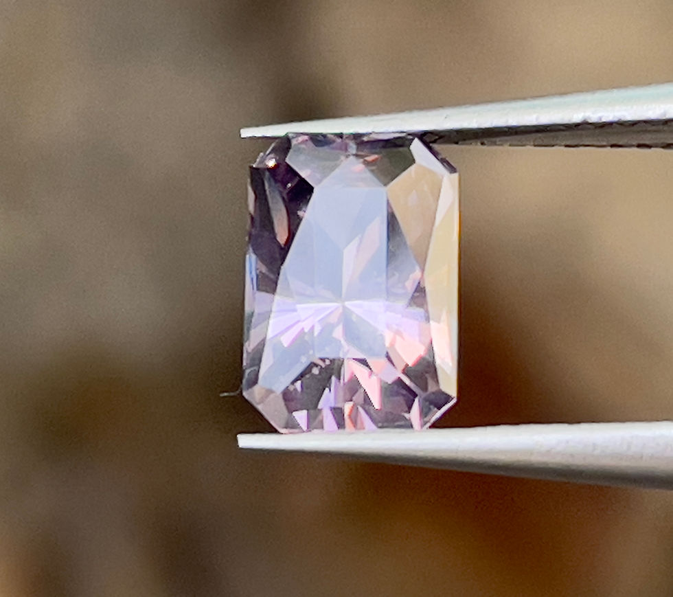 スピネル ルース パープル スピネル 1.30 カラット シザーカットの美しい天然石 スリランカ原産 | Zakkano | 岡崎愛知県日本
