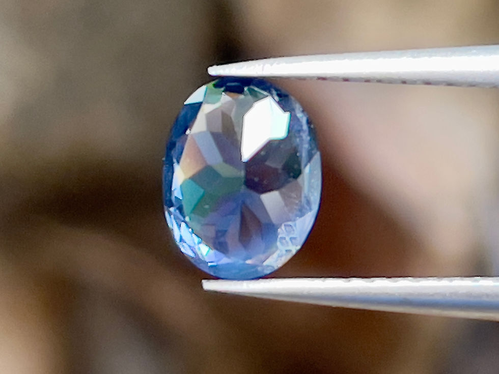 サムネイル： 天然シルキーブルースピネル1.40カラットオーバルカット | 美しい宝石 Zakkano 岡崎愛知県日本オンラインショップ通販