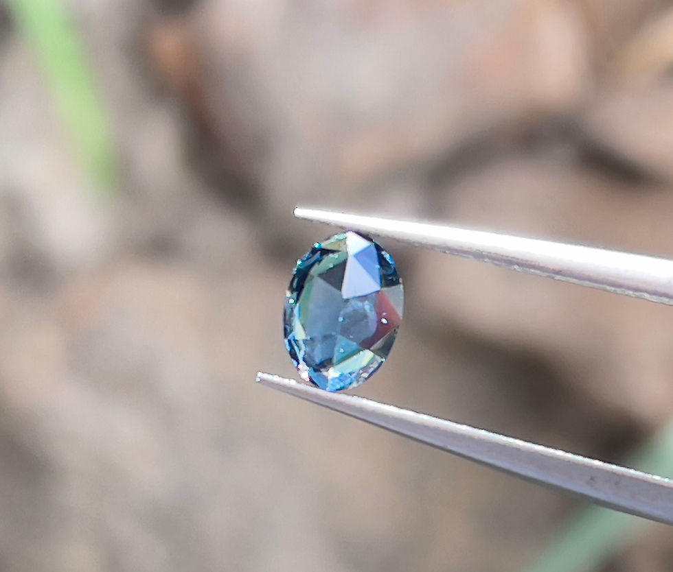 サムネイル： スピネル ティールブルースピネル 0.75ct