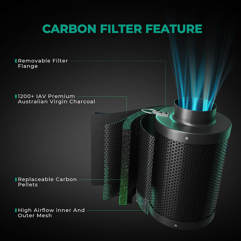 Miniaturbild: Mars Hydro Carbonfilter with description