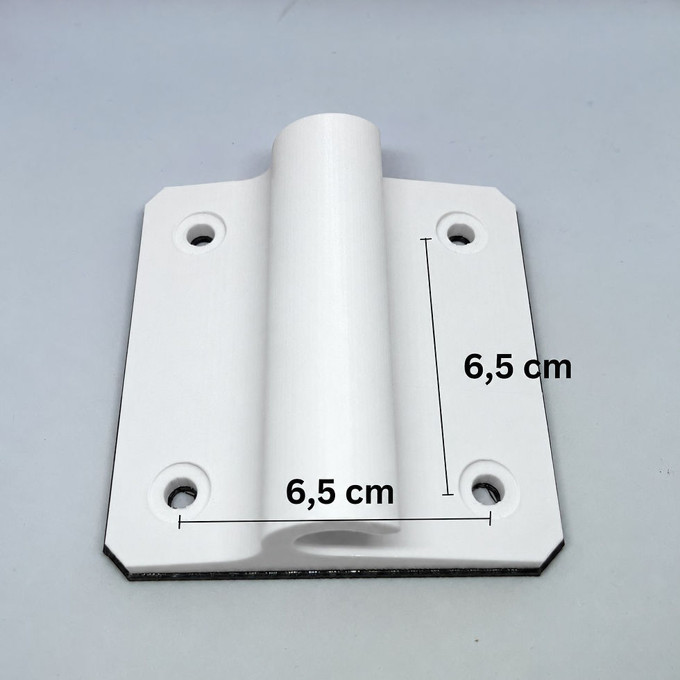 Thumbnail: Inline-Lüfterhalterung 6,5 × 6,5 cm