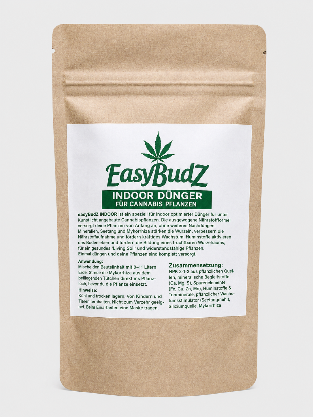 EasyBudZ Indoor Dünger - für Cannabis Pflanzen