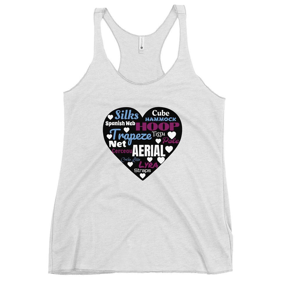 Thumbnail: Aerial Arts Heart Women's Racerback Tank