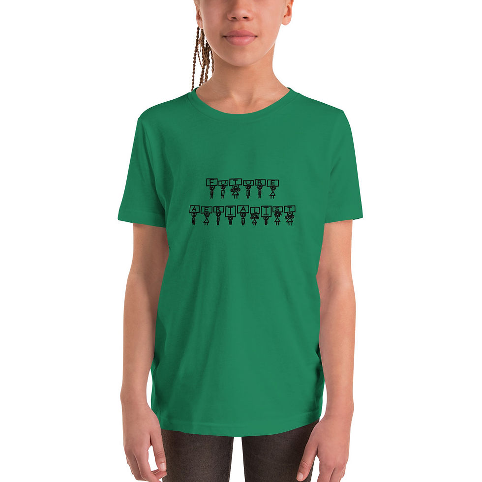 Thumbnail: Future Aerialist  Youth Short Sleeve T-Shirt