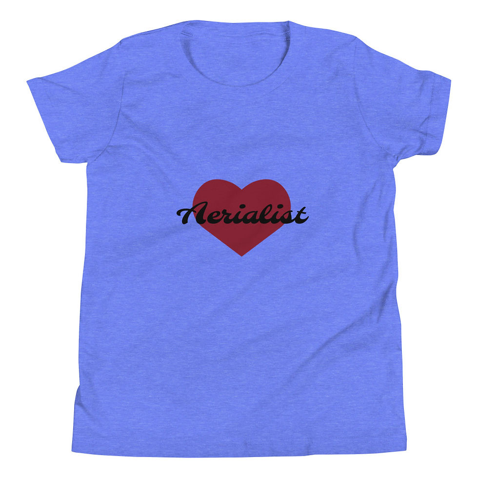 Thumbnail: AERIALIST HEART Youth Short Sleeve T-Shirt