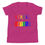 Thumbnail: Aerialist Rainbow Blocks Youth Short Sleeve T-Shirt