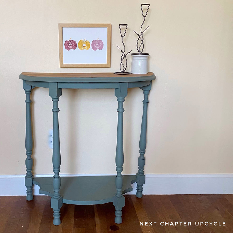 Light Green Side Table