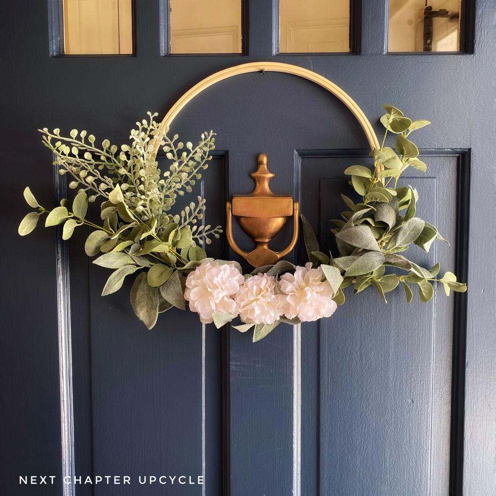 Spring Hoop Wreath