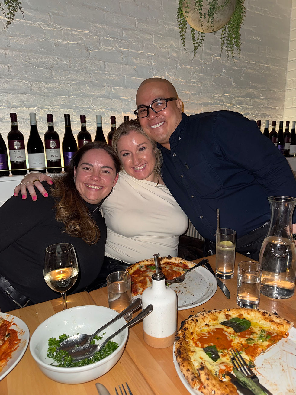 Our sweet waiter, Dexter, at Fumo!