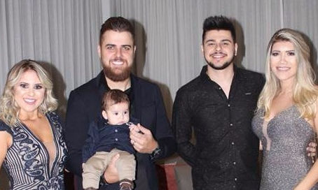 Zé Neto e Cristiano vão acompanhados das esposas no evento beneficente em prol ao Hospital de Base