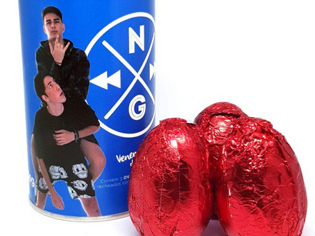 NEAGLE E BROWNIE DO LUIZ LANÇAM OVOS PERSONALIZADOS PARA A PÁSCOA