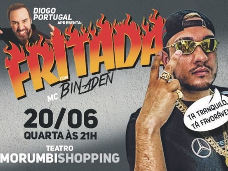 Diogo Portugal faz apresentação única da Fritada com MC Bin Laden
