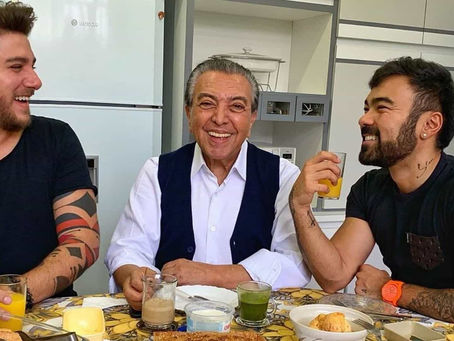 Maurício de Souza publica foto com namorado do filho: "Meu genro"