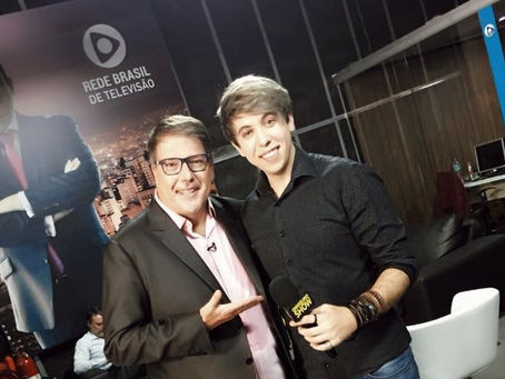Luciano Faccioli e Amanda Françozo estreiam na Rede Brasil de Televisão