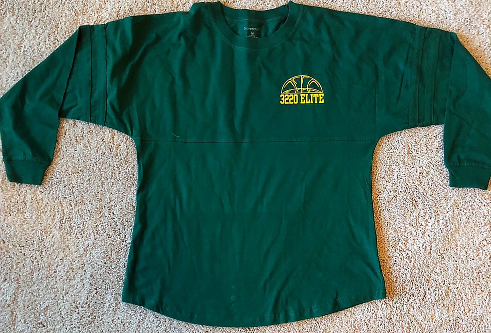 Thumbnail: Dark Green Spirit Jersey w/Gold Screen Print