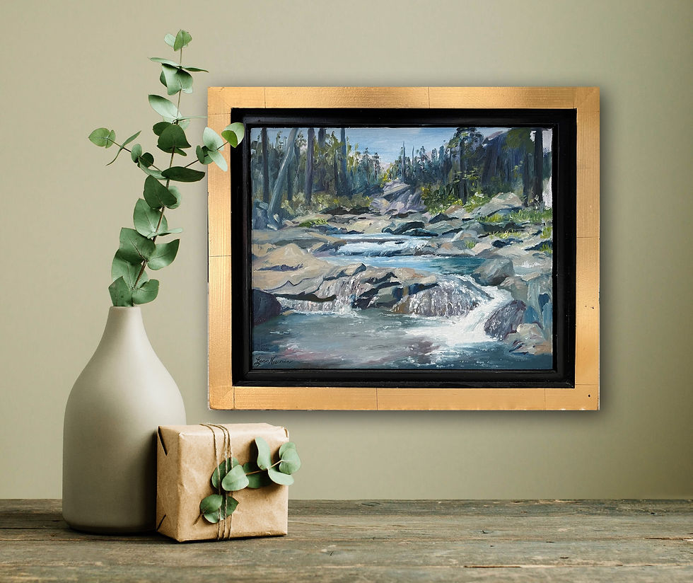 Thumbnail: Where the River Flows Through   SOLD