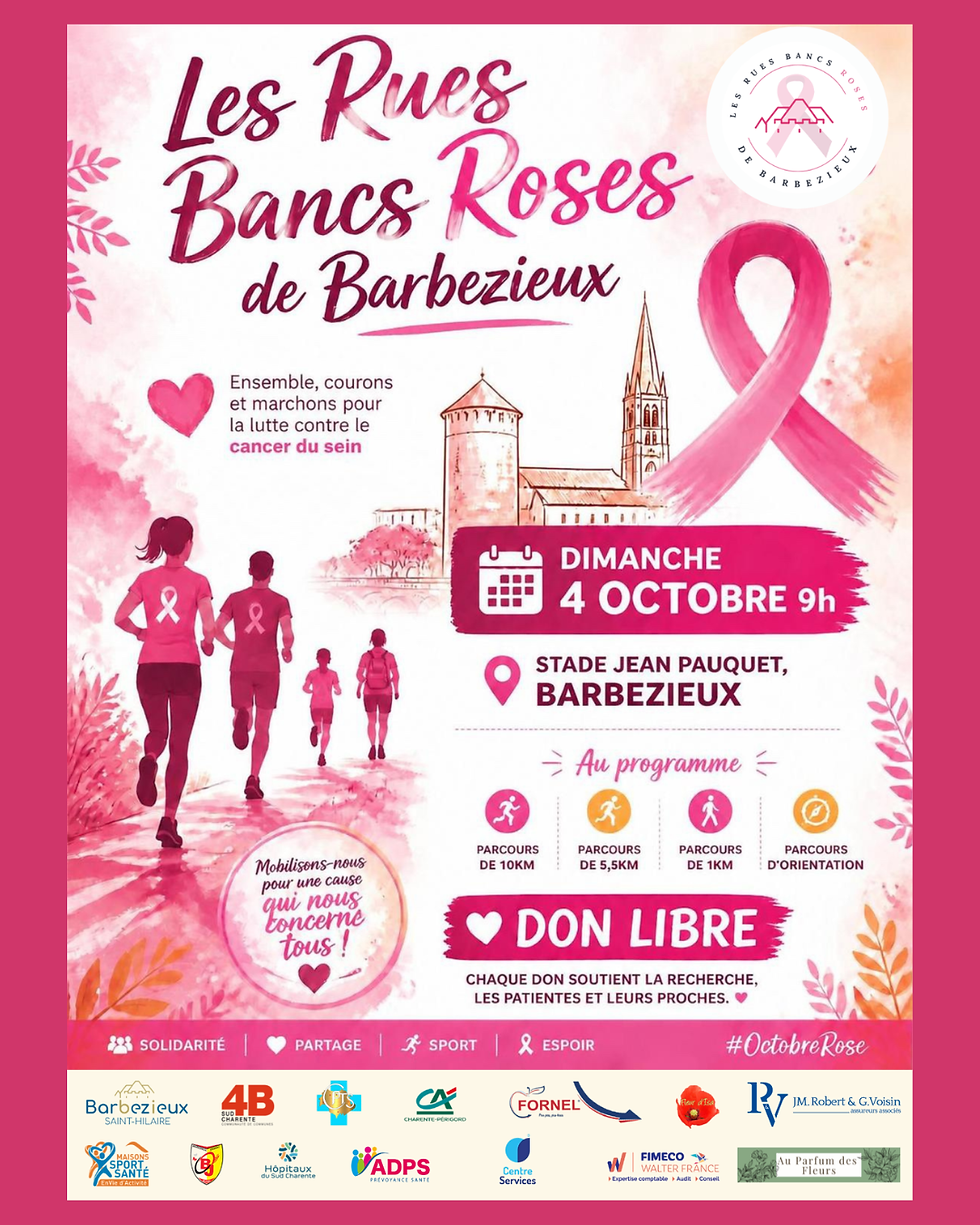 LES RUES BANCS ROSES DE BARBEZIEUX