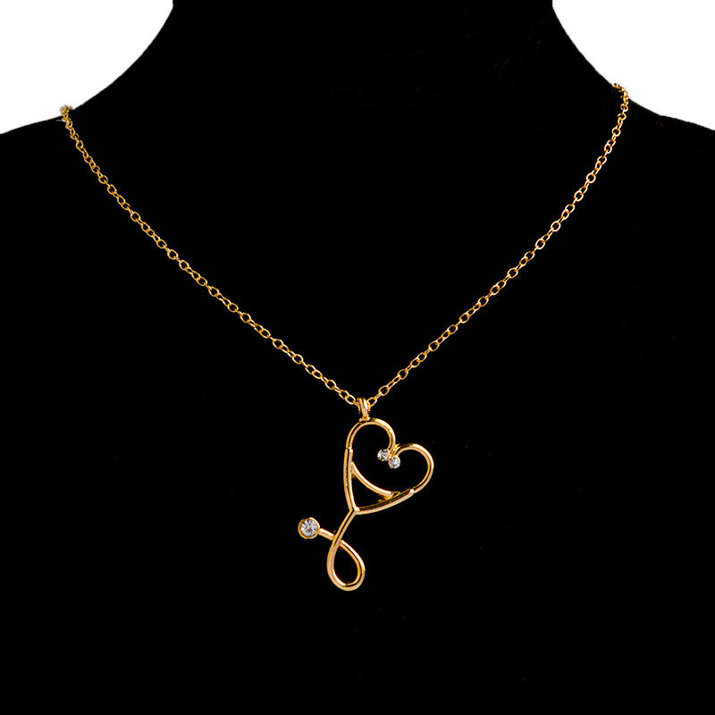 Creative Stethoscope Pendant Necklace for Women