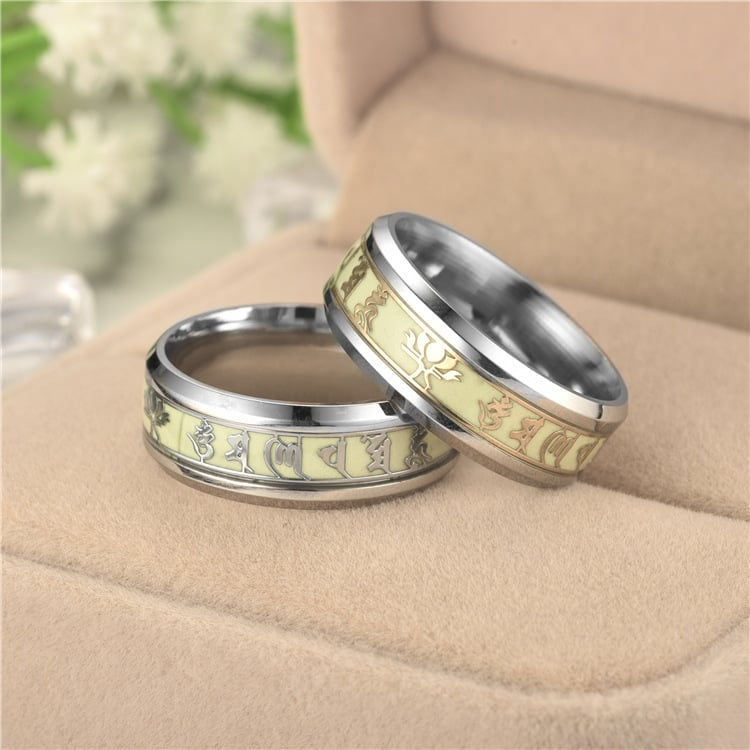 Luminous Fluorescent Rings for Men and Women