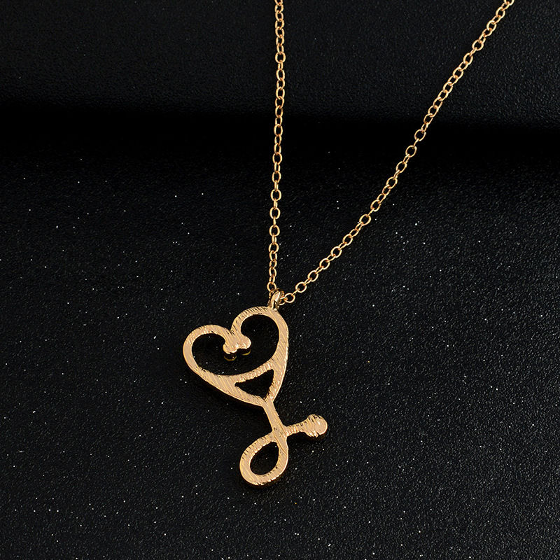 Creative Stethoscope Pendant Necklace for Women