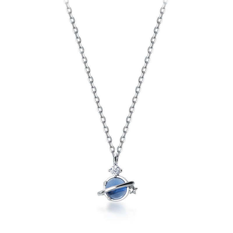 Sterling Silver Asteroid Necklace for Women