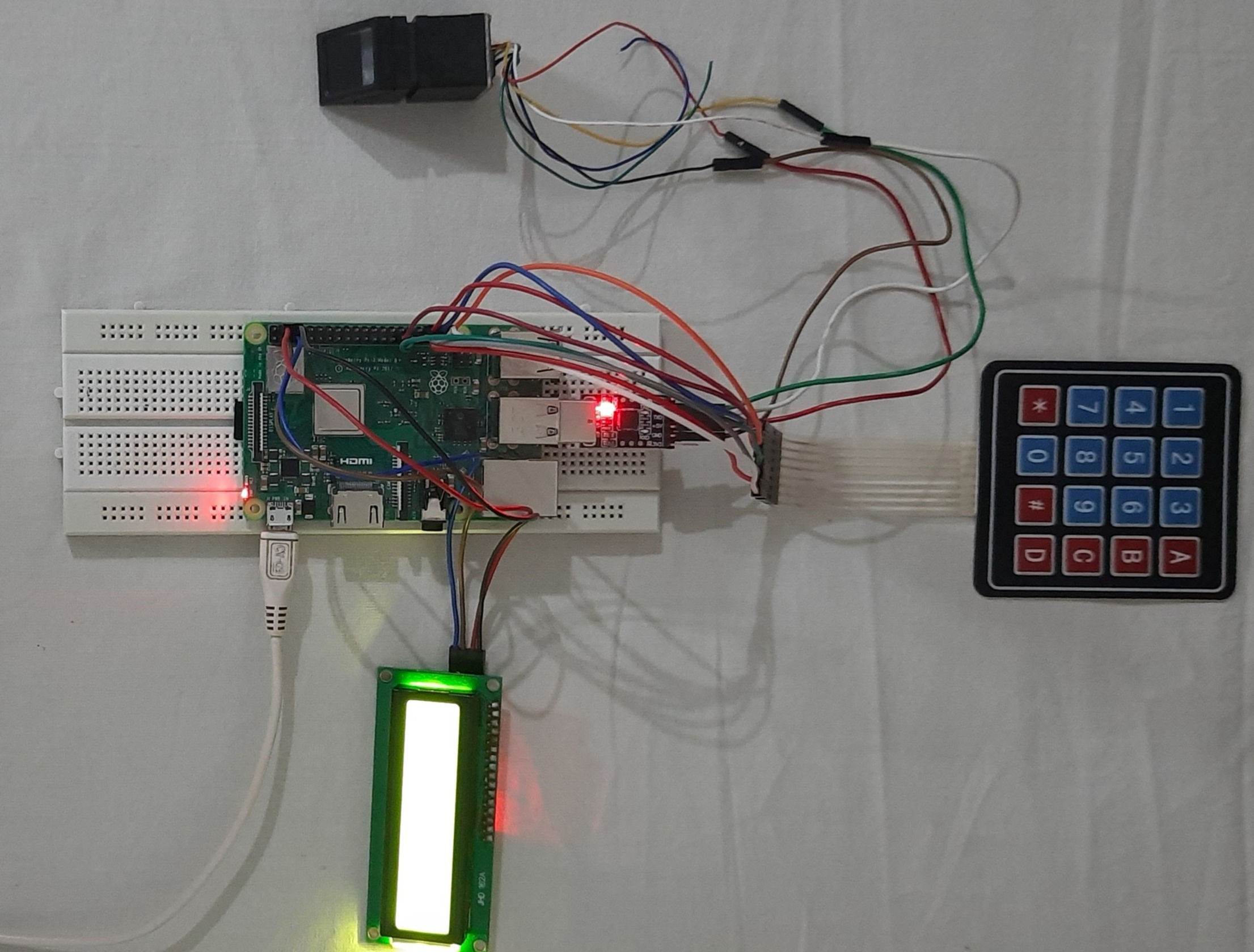 Fingerprint Sensor-based attendance system using Raspberry Pi - Project Code