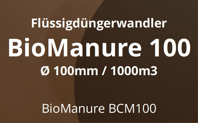BioManure100 Flüssigdüngerwandler bis 1000m3