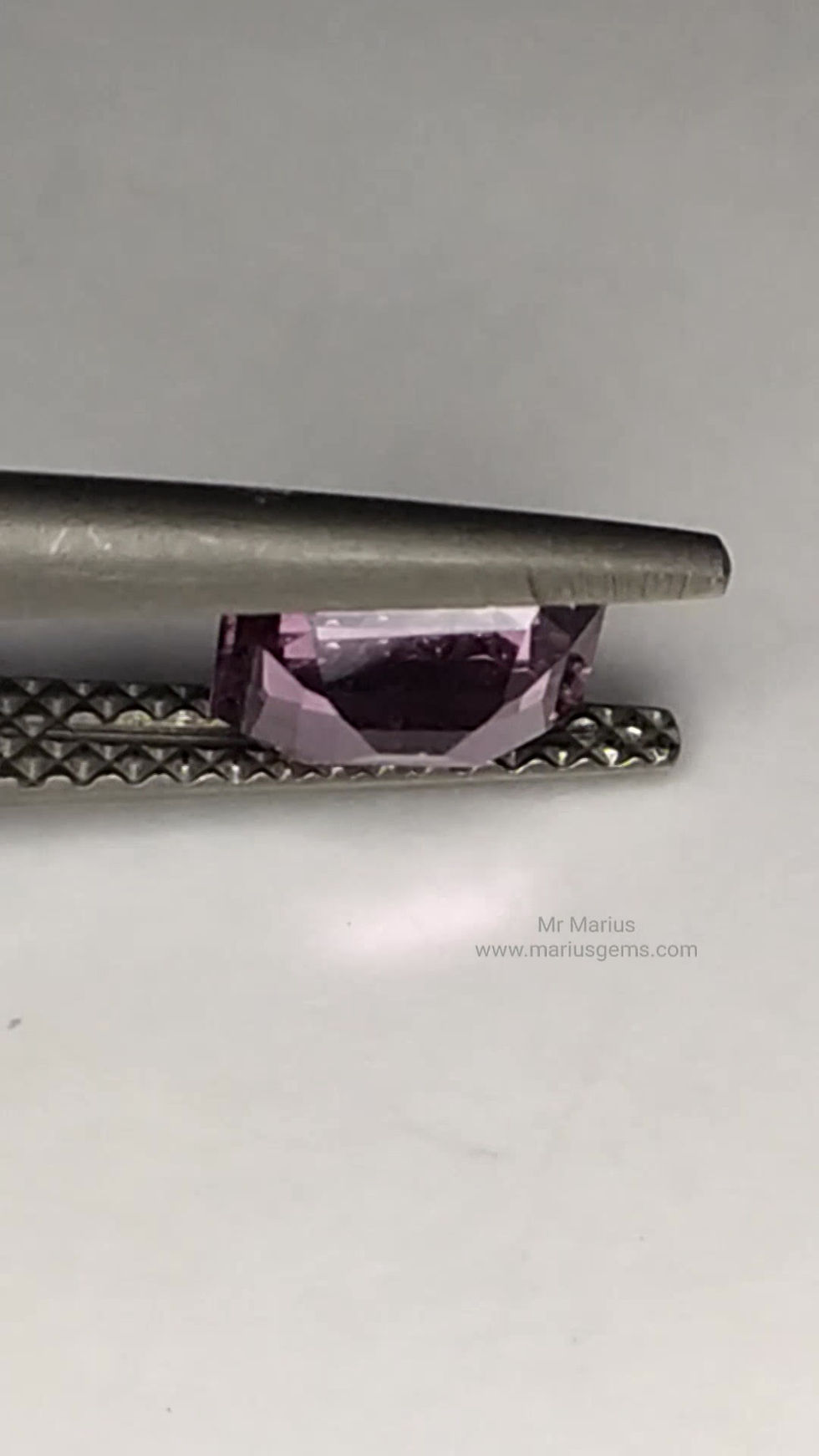 Thumbnail: Pink spinel. octagon cut.