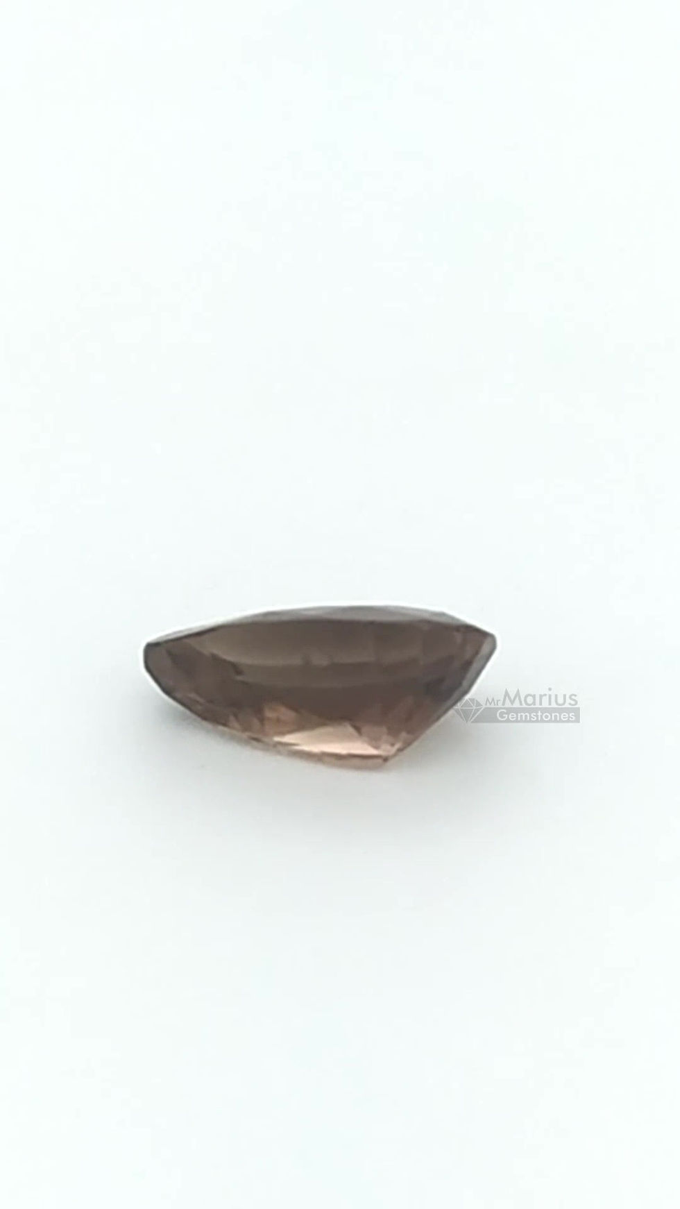 Thumbnail: Pear shaped brown zircon 1,56 ct. video.