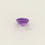 Thumbnail: Violet lavender unheated sapphire with some small inclusions. side view.