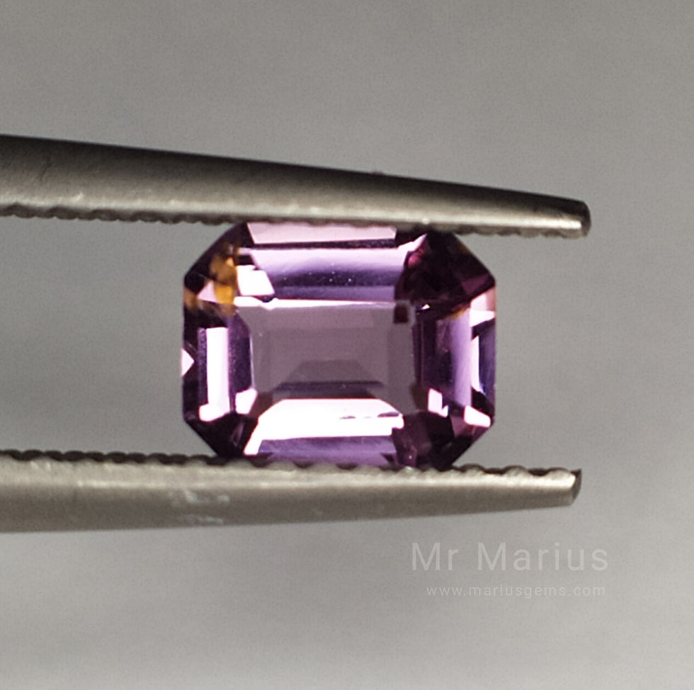 Thumbnail: Pink spinel. octagon cut.