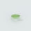 Thumbnail: Rare Norwegian peridot from Åheim. Triangular shaped cut. side view.