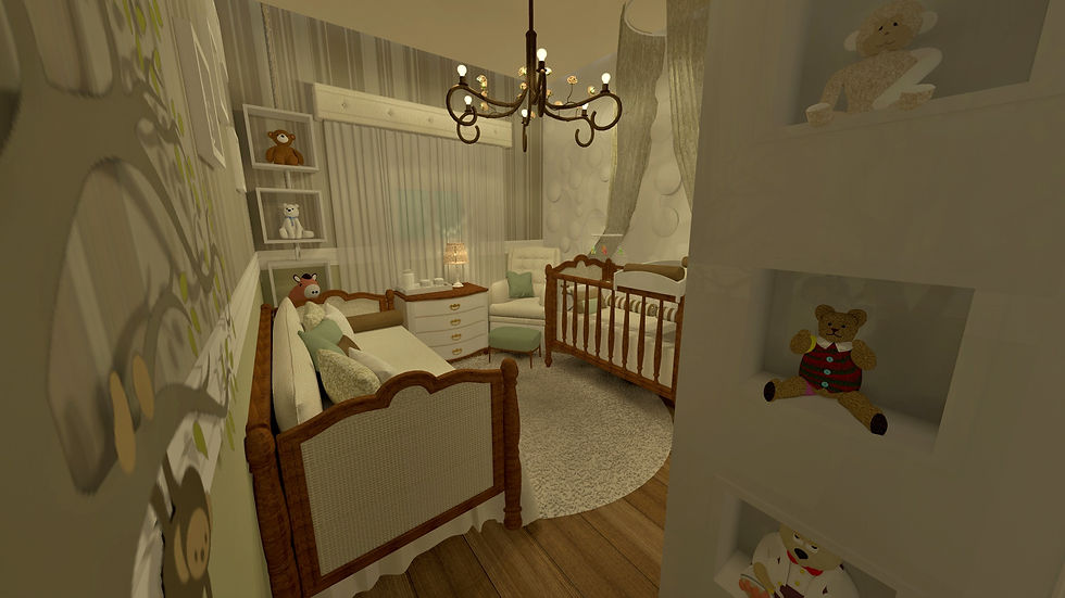 Quanto de bebê/quarto de gêmeos