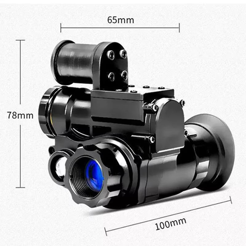 Thumbnail: NVG10 Night Vision Goggles Head Mounted Monocular Green for Helmet Hunting