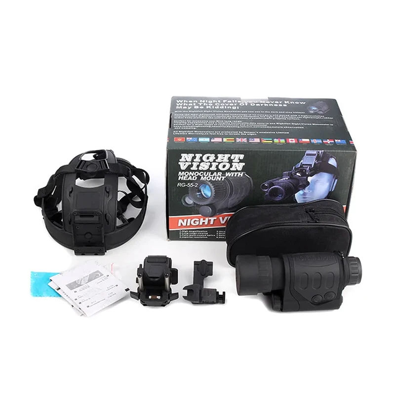 Thumbnail: PN55-1 Generation Night Vision Goggles Helmet Head Mounted Darkness Hunting Gen1