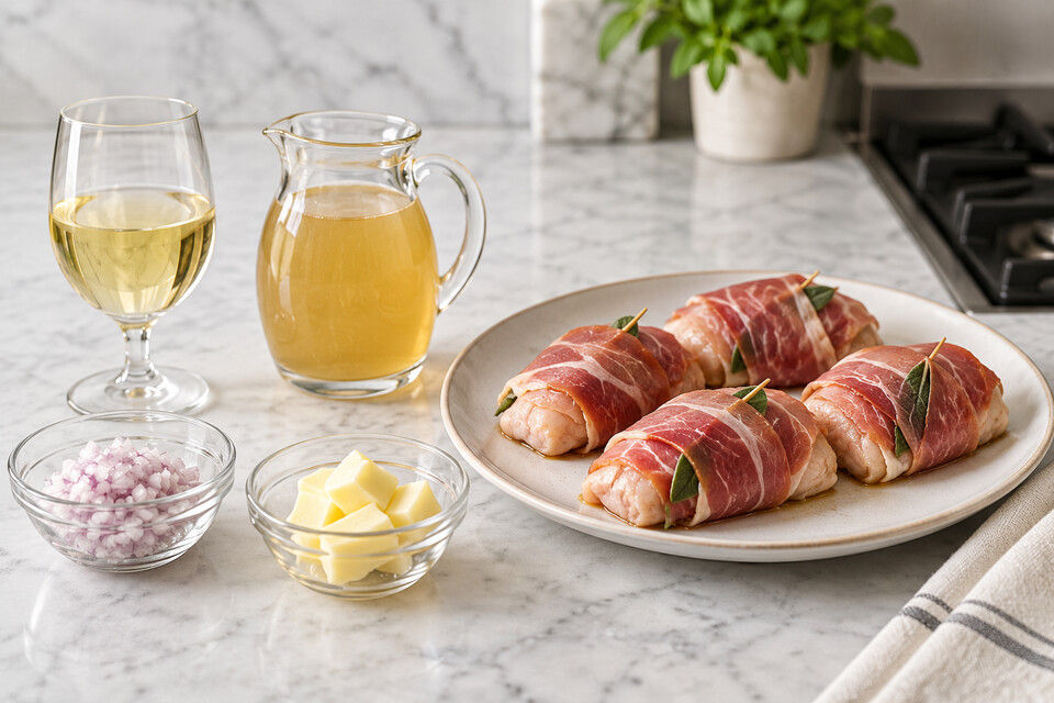 Petto di Pollo con Prosciutto di Parma e Salvia (Italian Prosciutto Chicken Breast), step 2