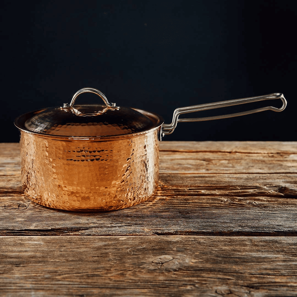 Thumbnail: Big, Beautiful Copper Stock Pots