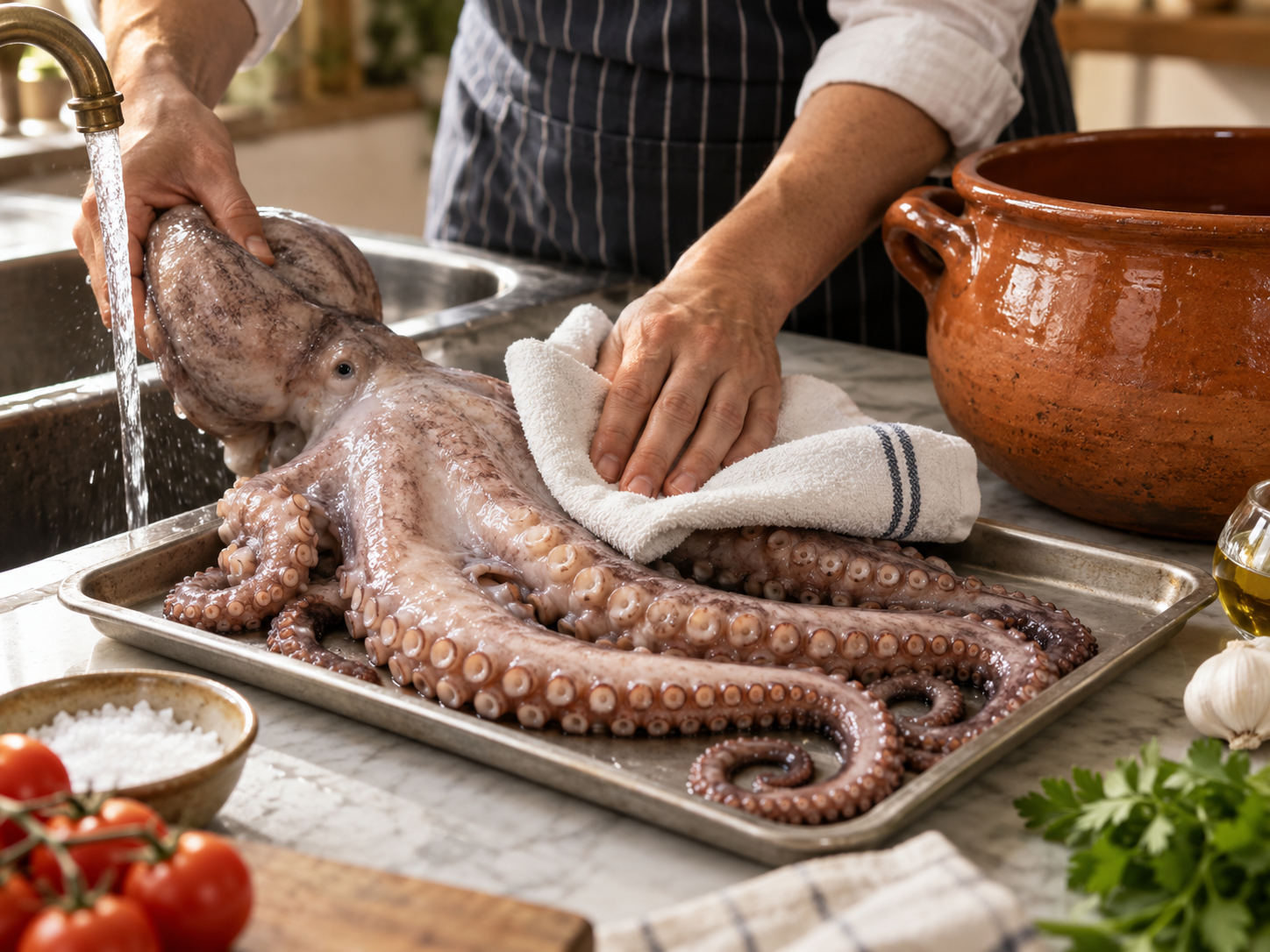 Polpo alla Pignata | Step 1